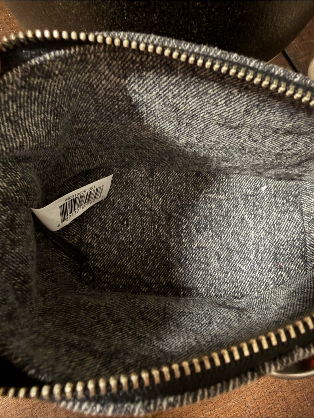 Marc Jacobs Denim Paradise Biker Cosmetic Bag - Picture 5 of 8